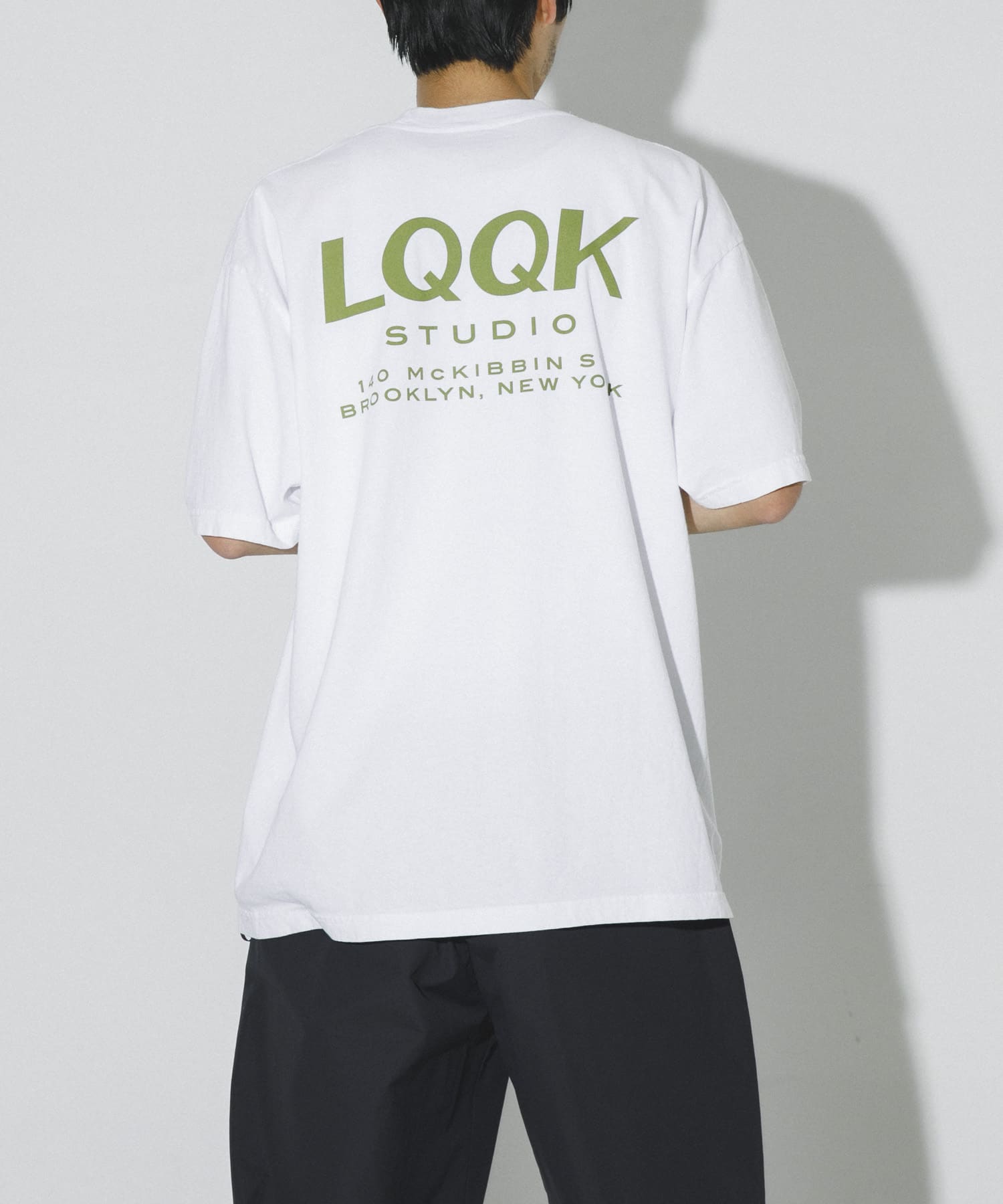 LQQK Studio　ADDRESS TEE WHITE M