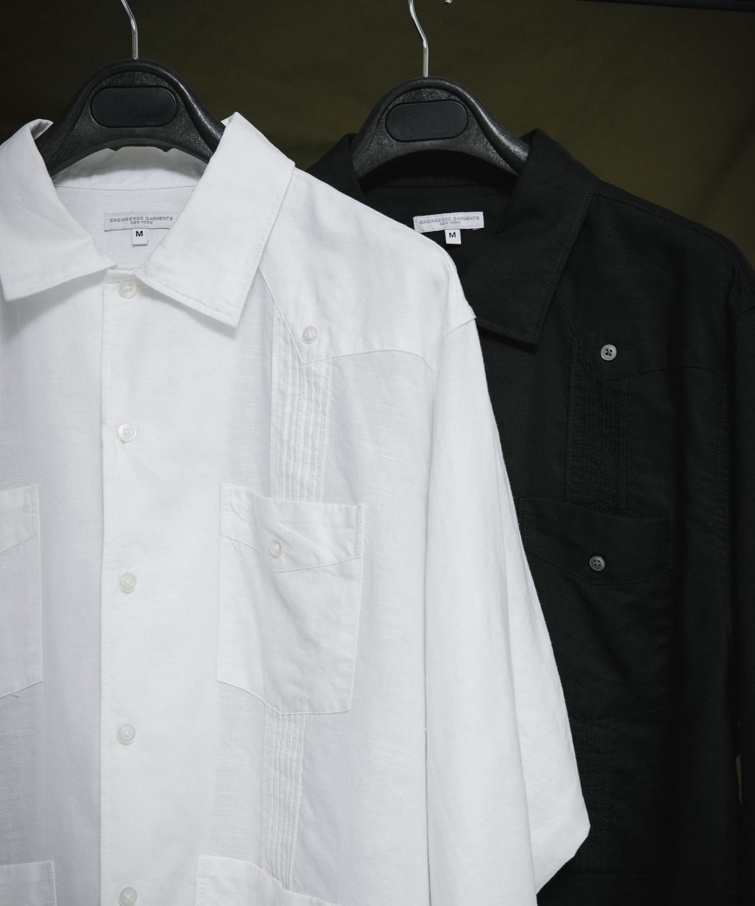 Engineered Garments　Guayabera Shirt White M