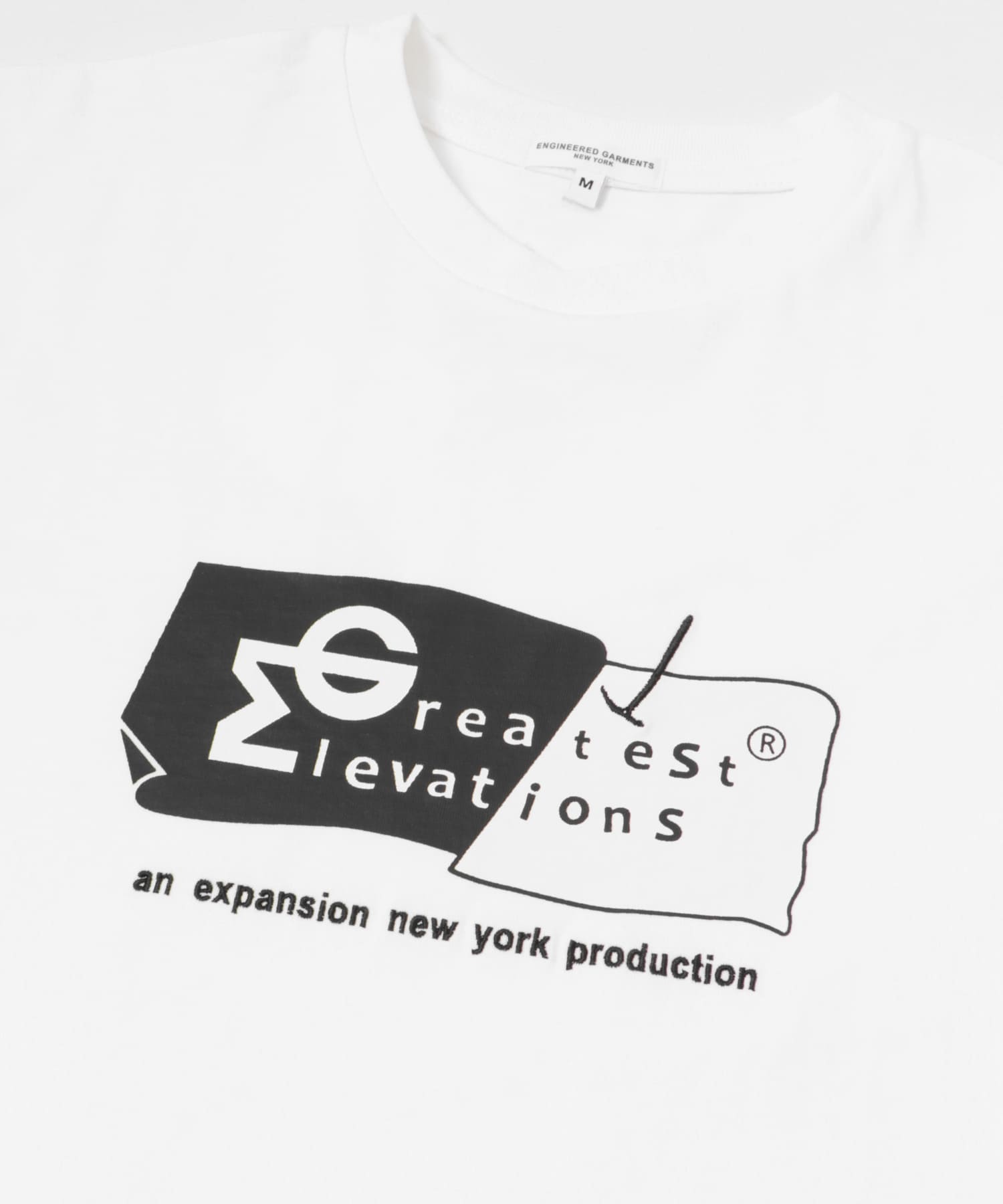 Engineered Garments　EG X EXP GREATESTELEVATIONSTEE White M