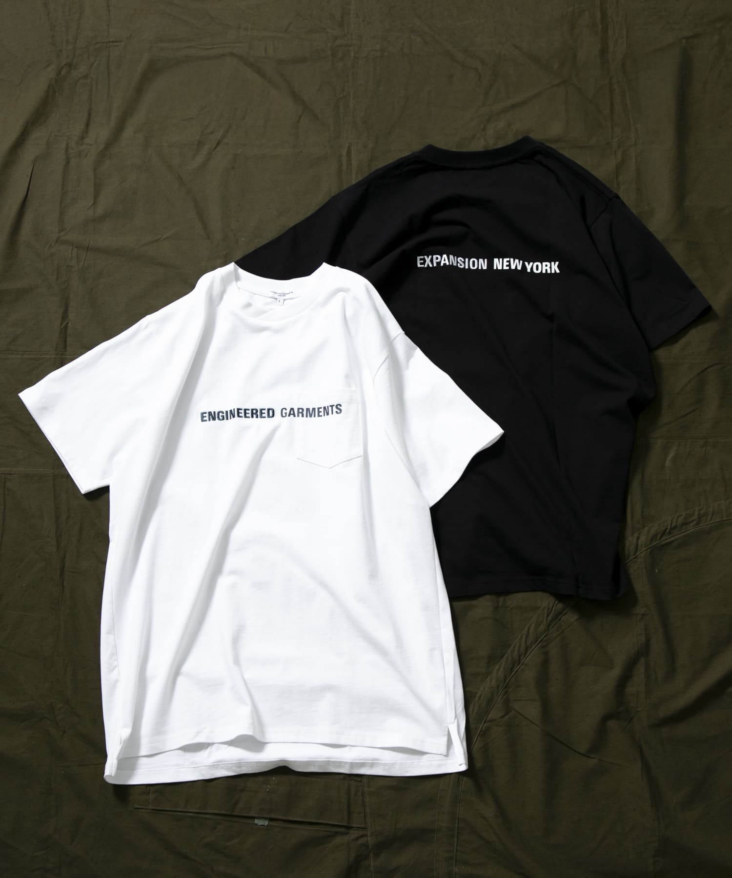 Engineered Garments　EG X EXP SAMPLE MAGIC TEE White M