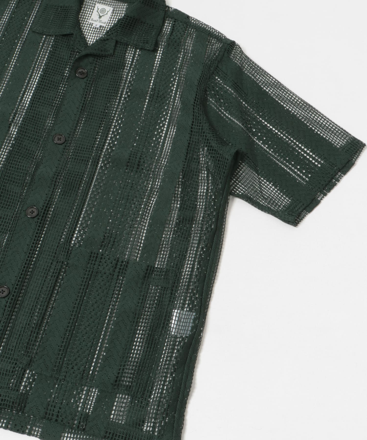 South2 West8　Cabana Shirt Green S