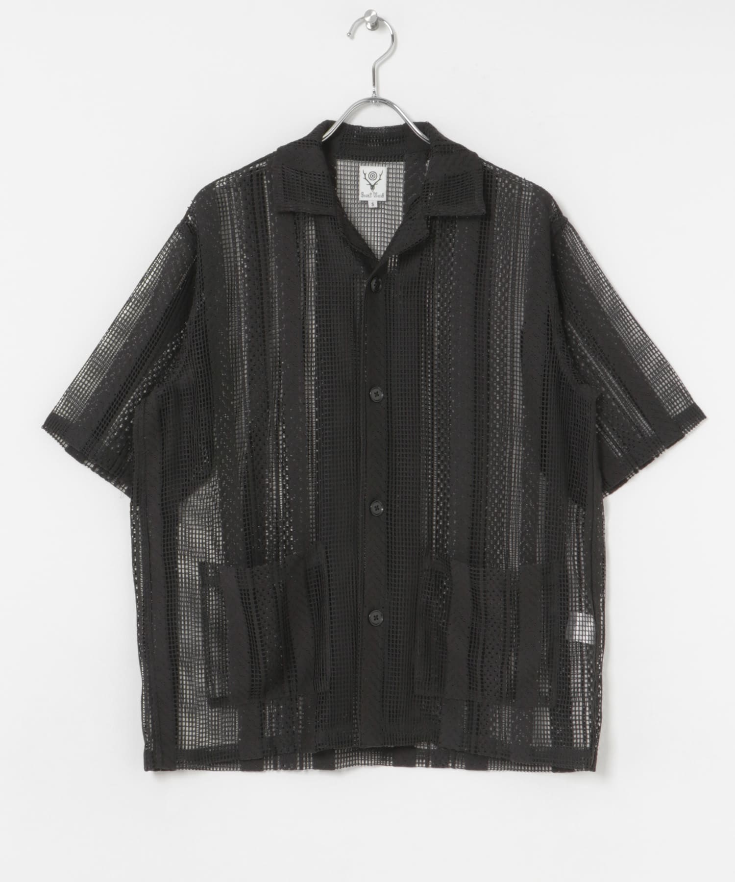 South2 West8　Cabana Shirt Black S