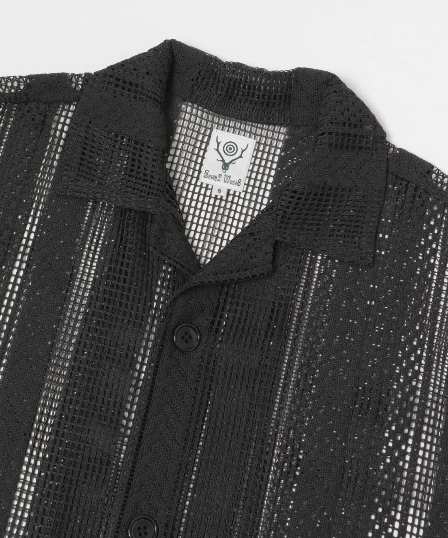 South2 West8　Cabana Shirt Black S