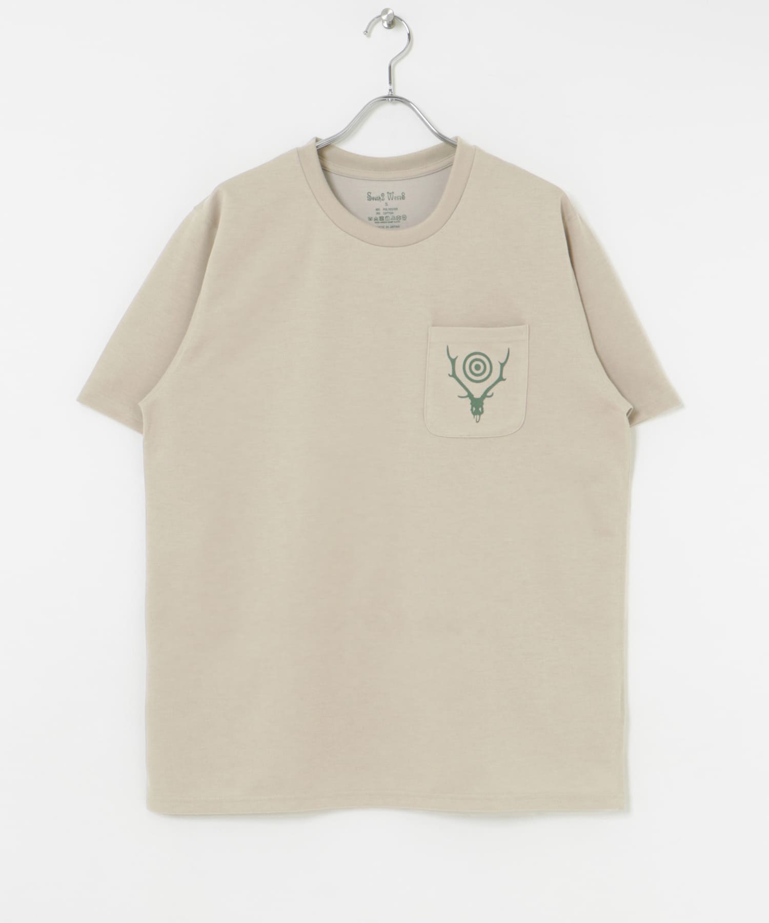 South2 West8　S/S Round Pocket Tee