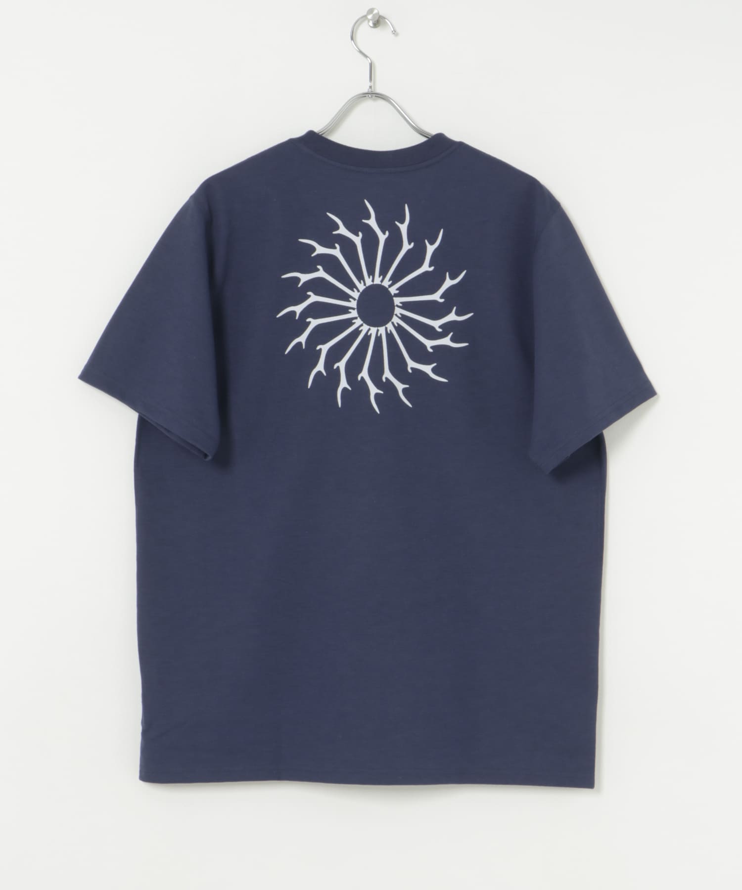 South2 West8　S/S Round Pocket Tee Navy S