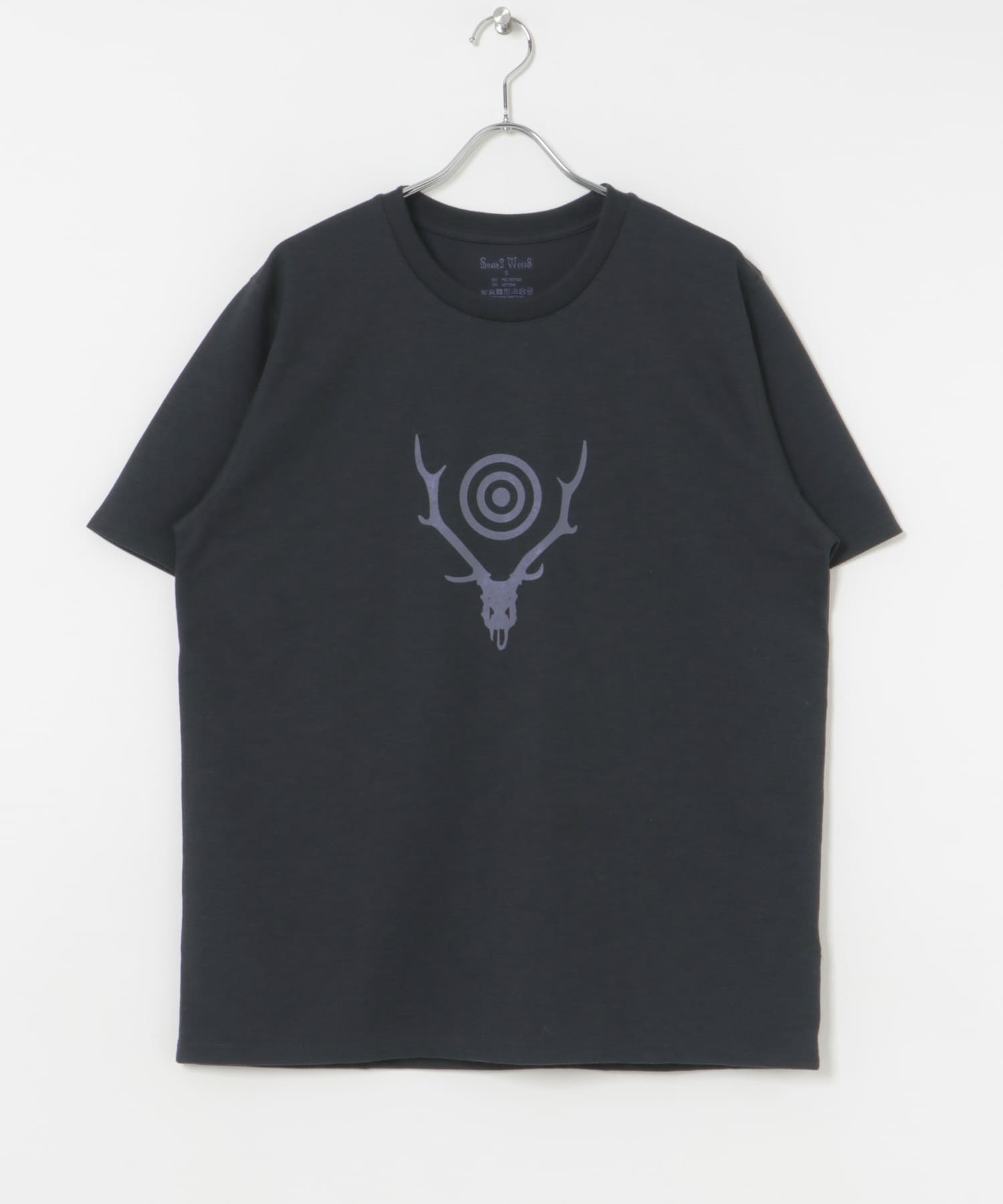 South2 West8　S/S Crew Neck Tee Black S