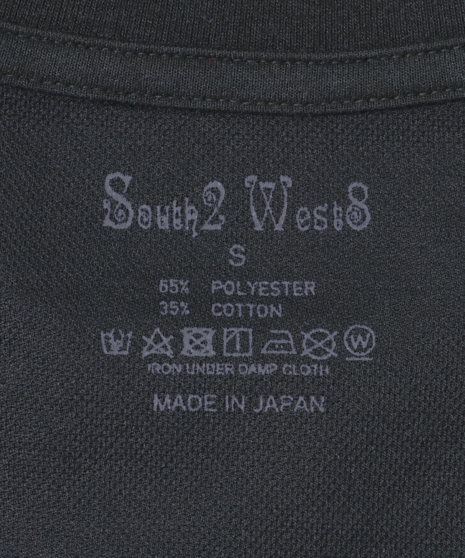 South2 West8　S/S Crew Neck Tee Black S
