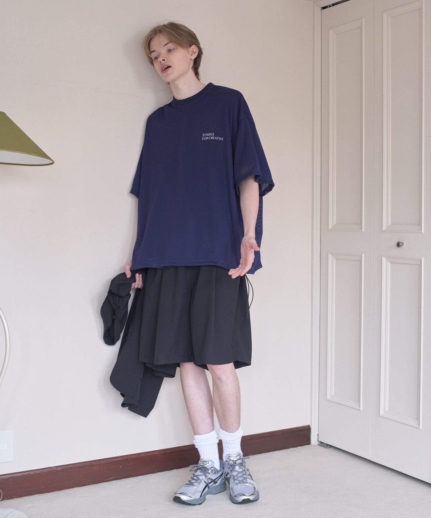 『別注』SFC×URBS　BAGGY SHORTS NAVY M