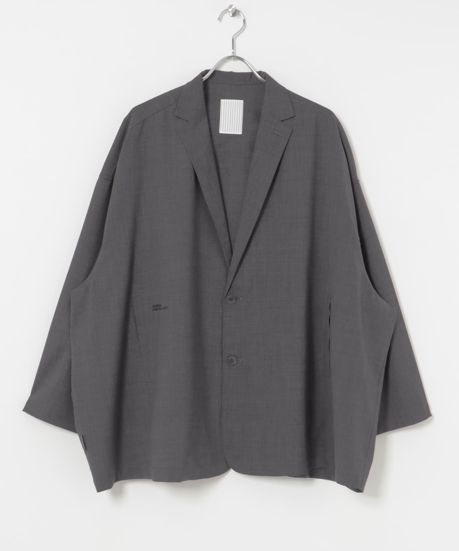 『別注』SFC×URBS　TAILORED SHIRT JACKET CHARCOAL M
