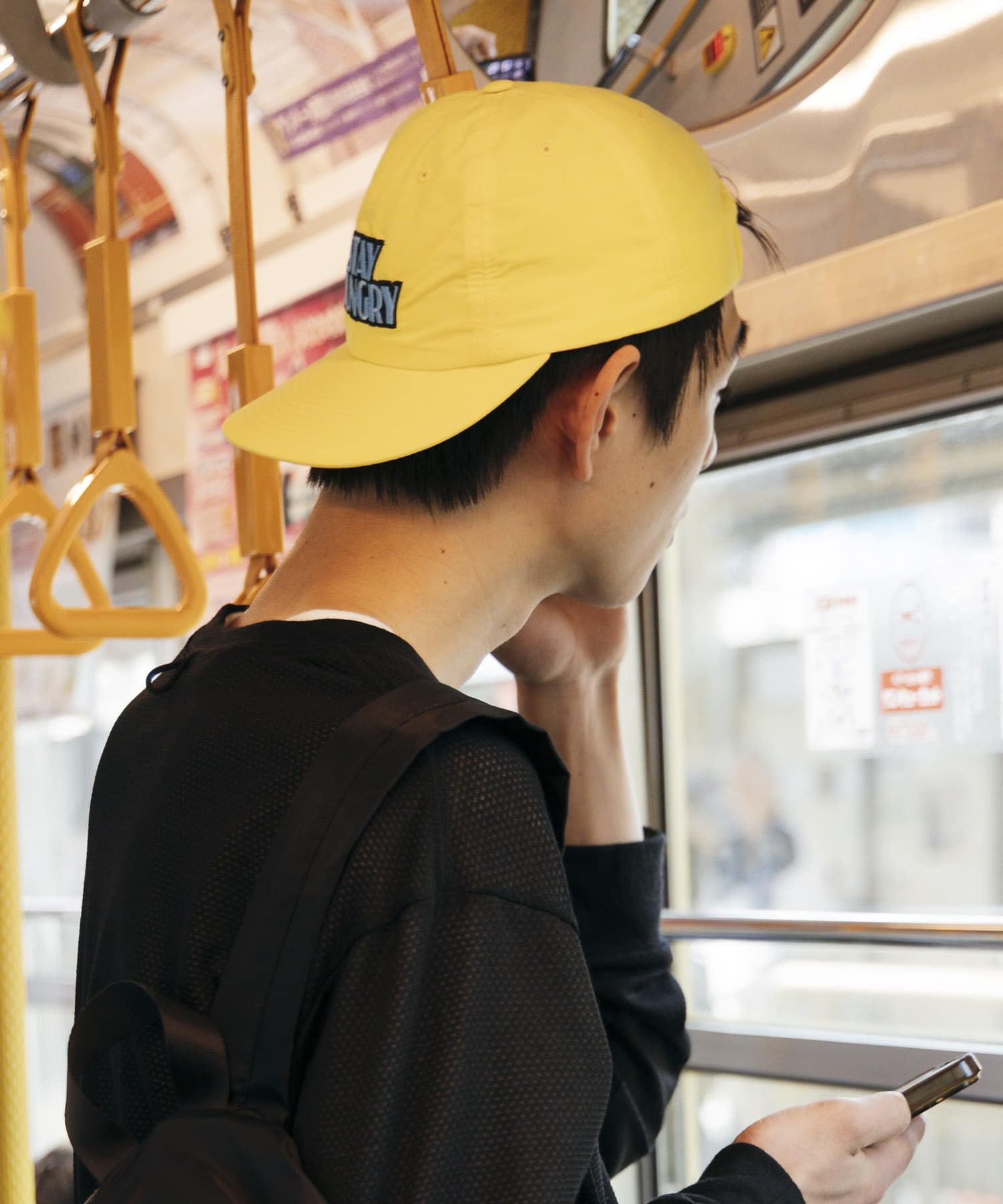 STAY HUNGRY　SONRI 90S CAP YELLOW FREE