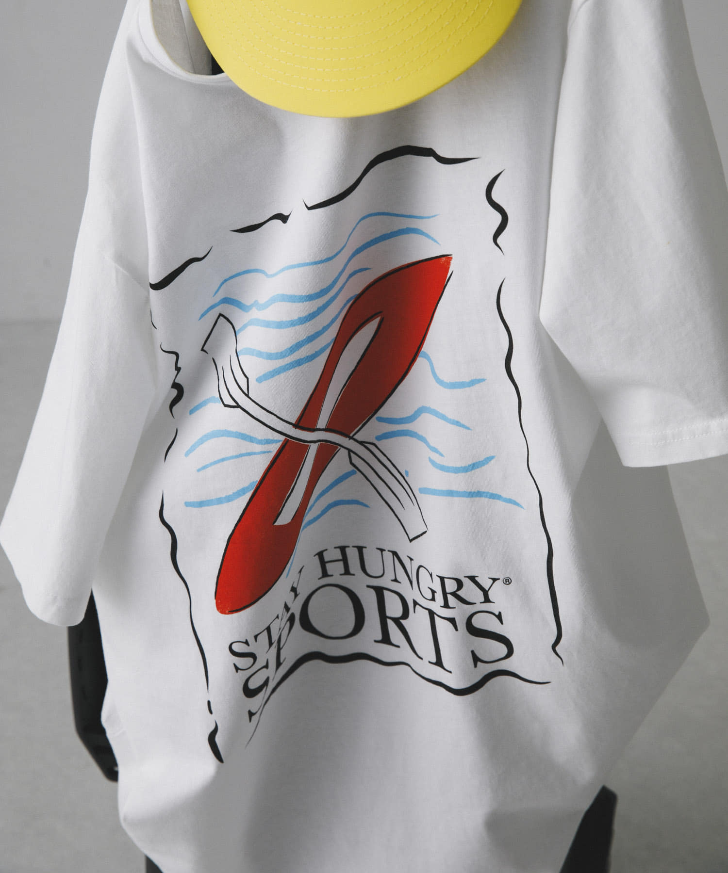 STAY HUNGRY　KAYAK T-SHIRT WHITE M