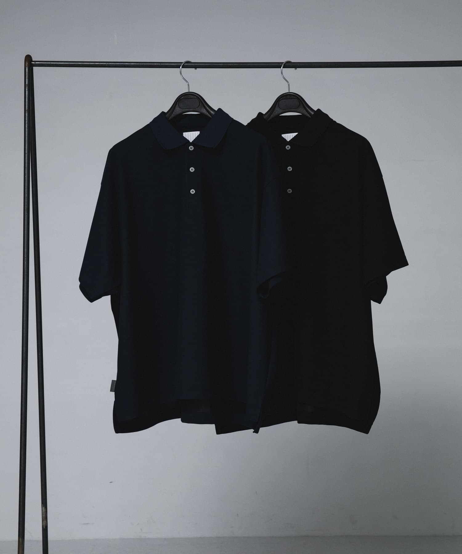 SFC　BIG SS POLO Navy L