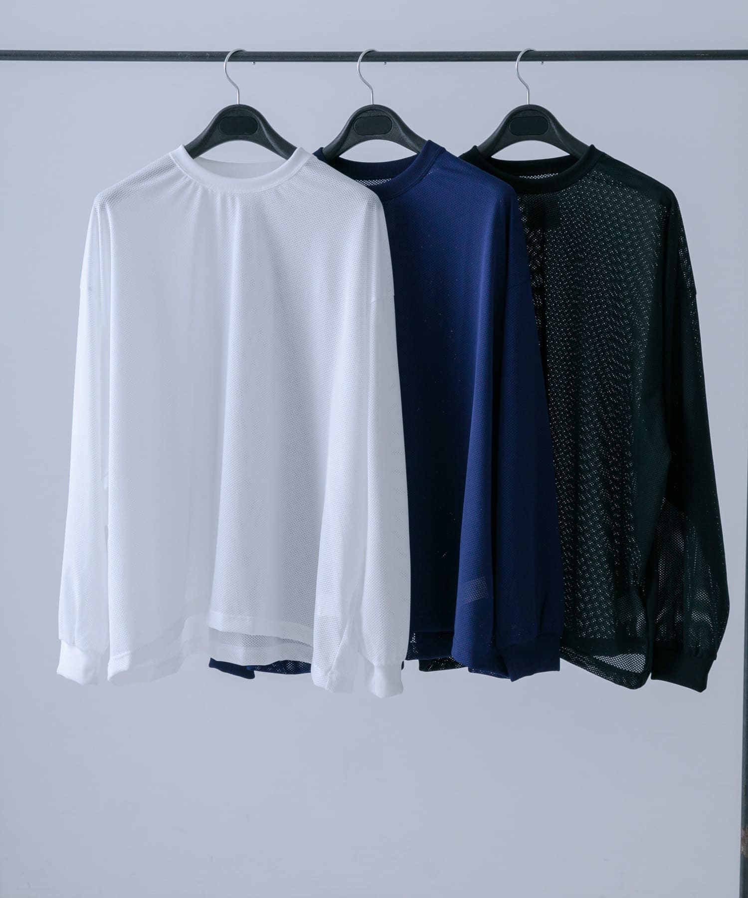 SFC　SUPER BIG LS MESH TEE White L