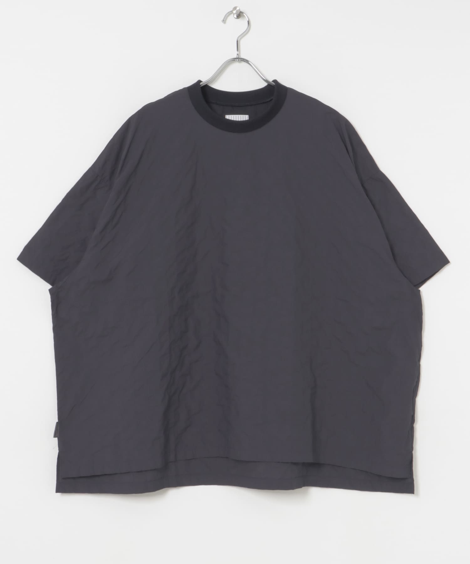 SFC　STITCHED NYLON SS TEE Navy L