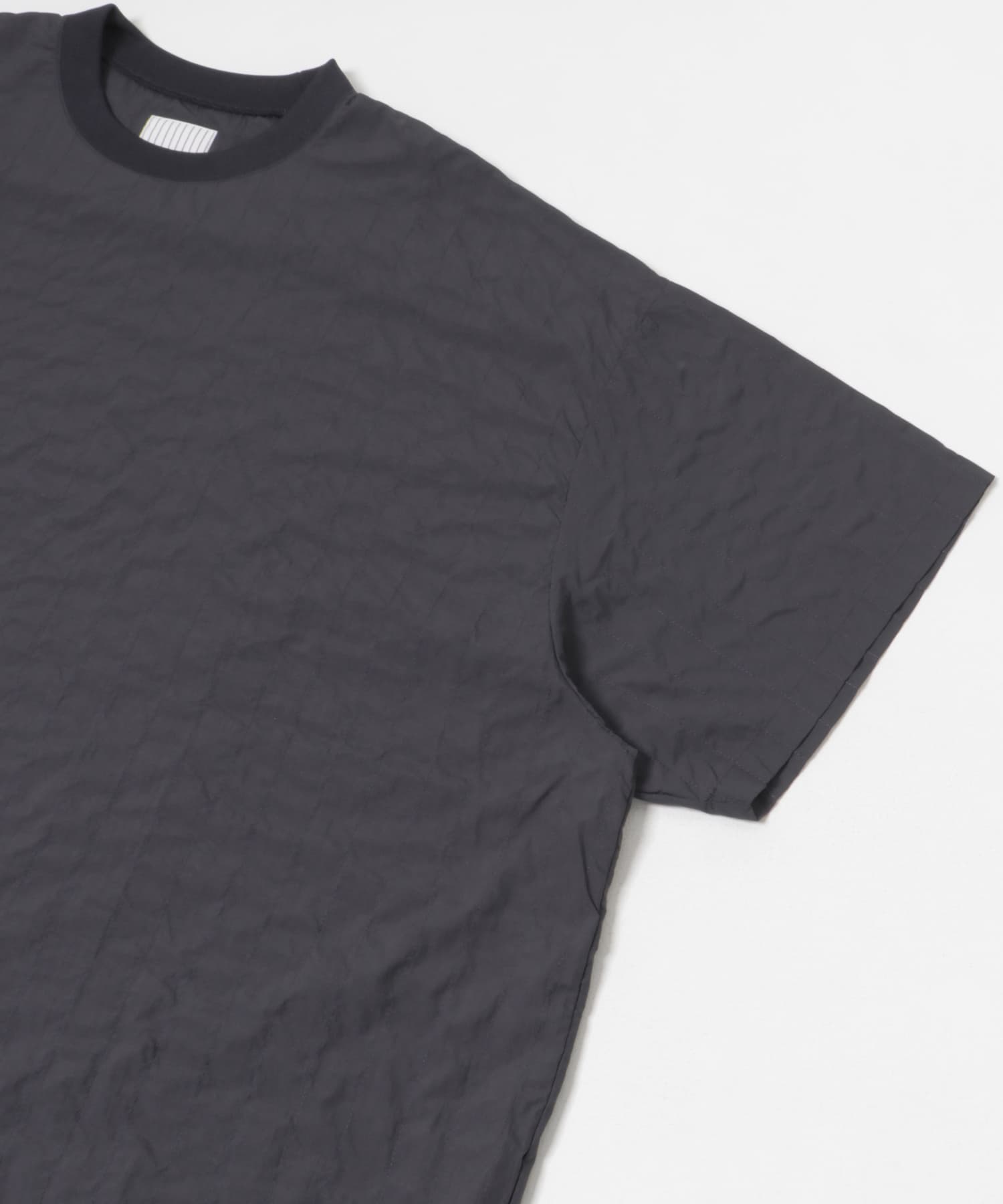 SFC　STITCHED NYLON SS TEE Navy L