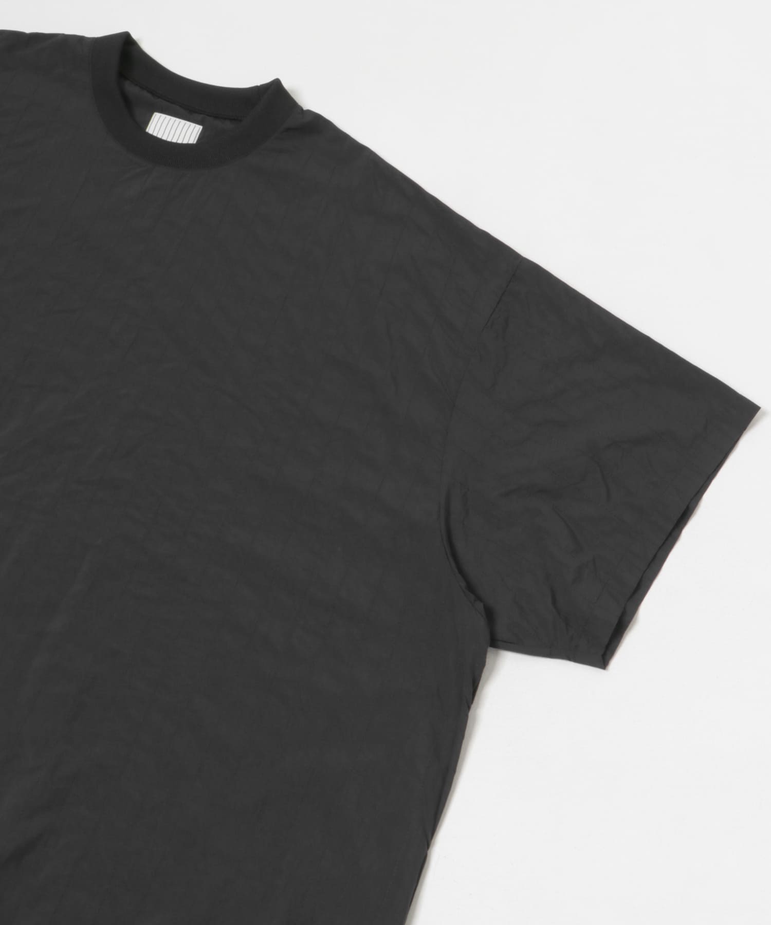 SFC　STITCHED NYLON SS TEE Black L