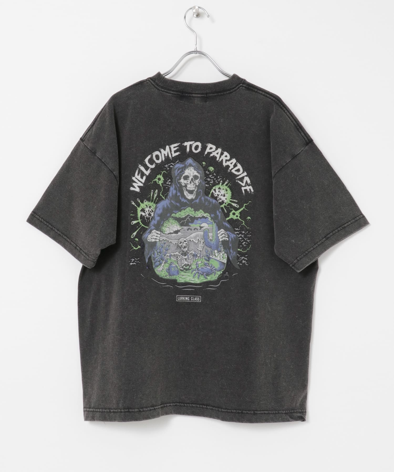 LURKING CLASS　PARADISE ACID S/S TEE BLACK ACID M
