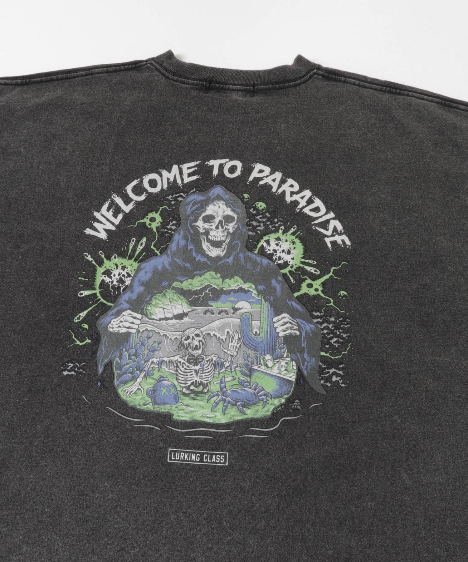 LURKING CLASS　PARADISE ACID S/S TEE BLACK ACID M