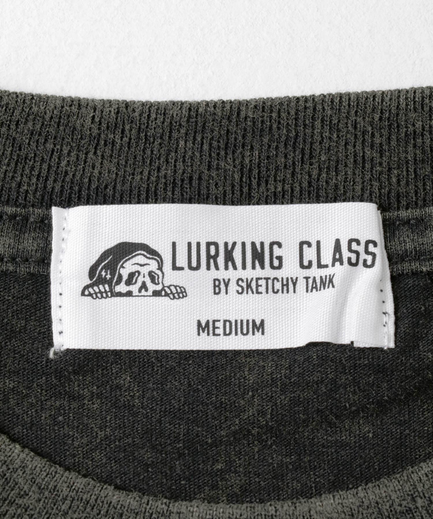 LURKING CLASS　RUN WITH US ACID S/S TEE BLACK ACID M