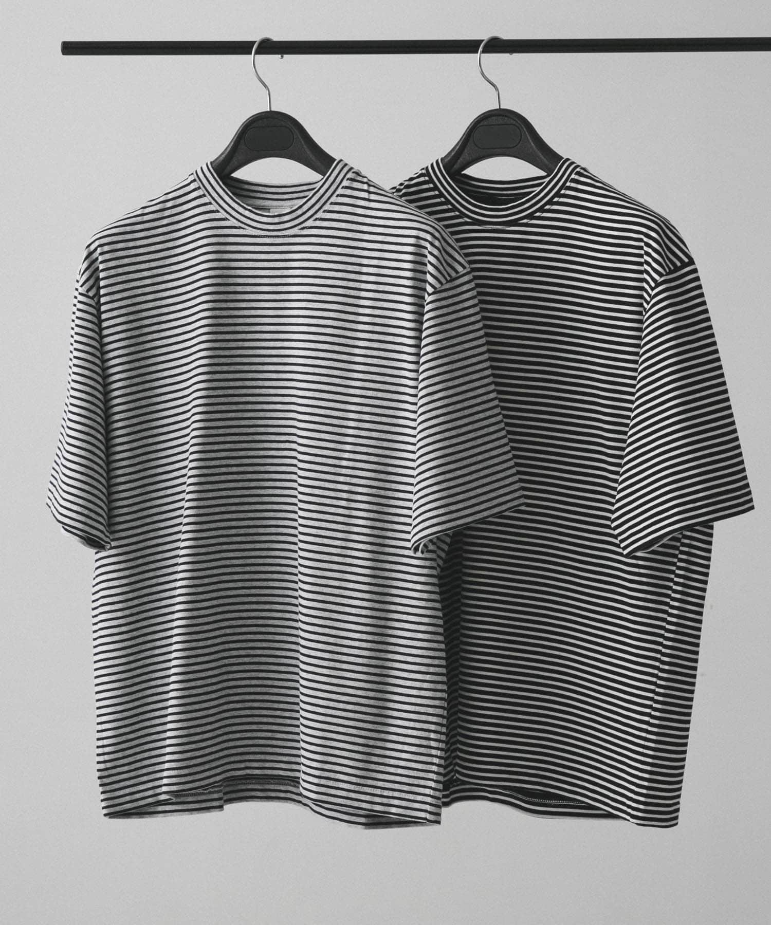 ES.1　Border SS T-Shirt Ash L