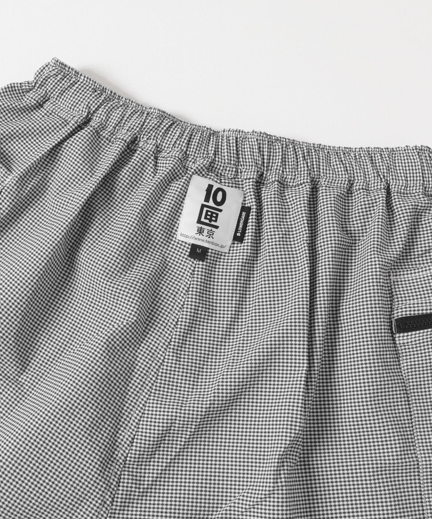 TENBOX×LOWERCASE　Set up shorts Sota check M