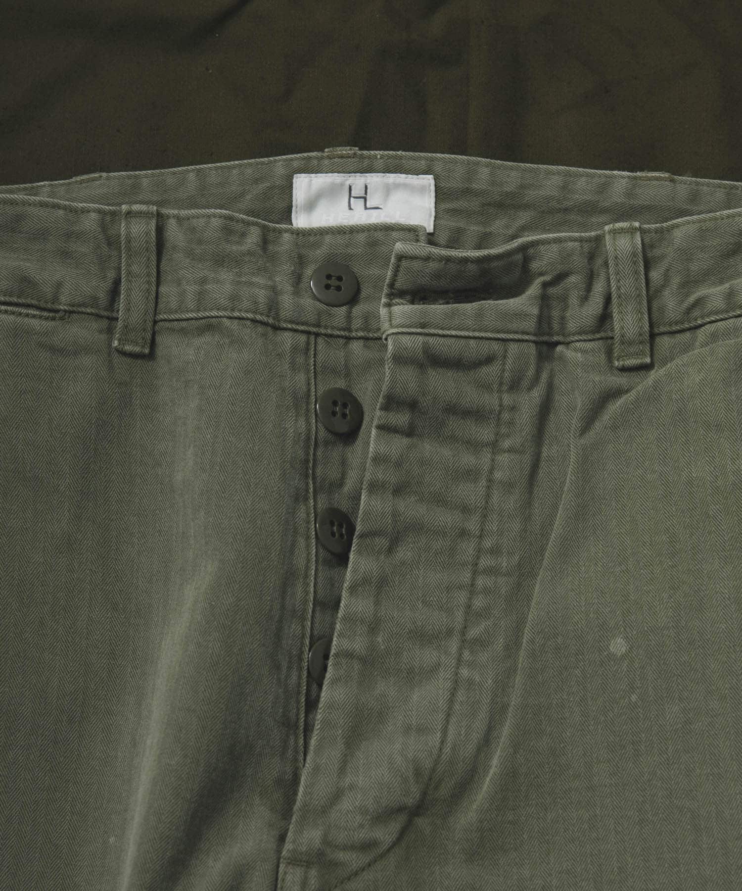 HERILL　USMC HBTpants Olive drab 2