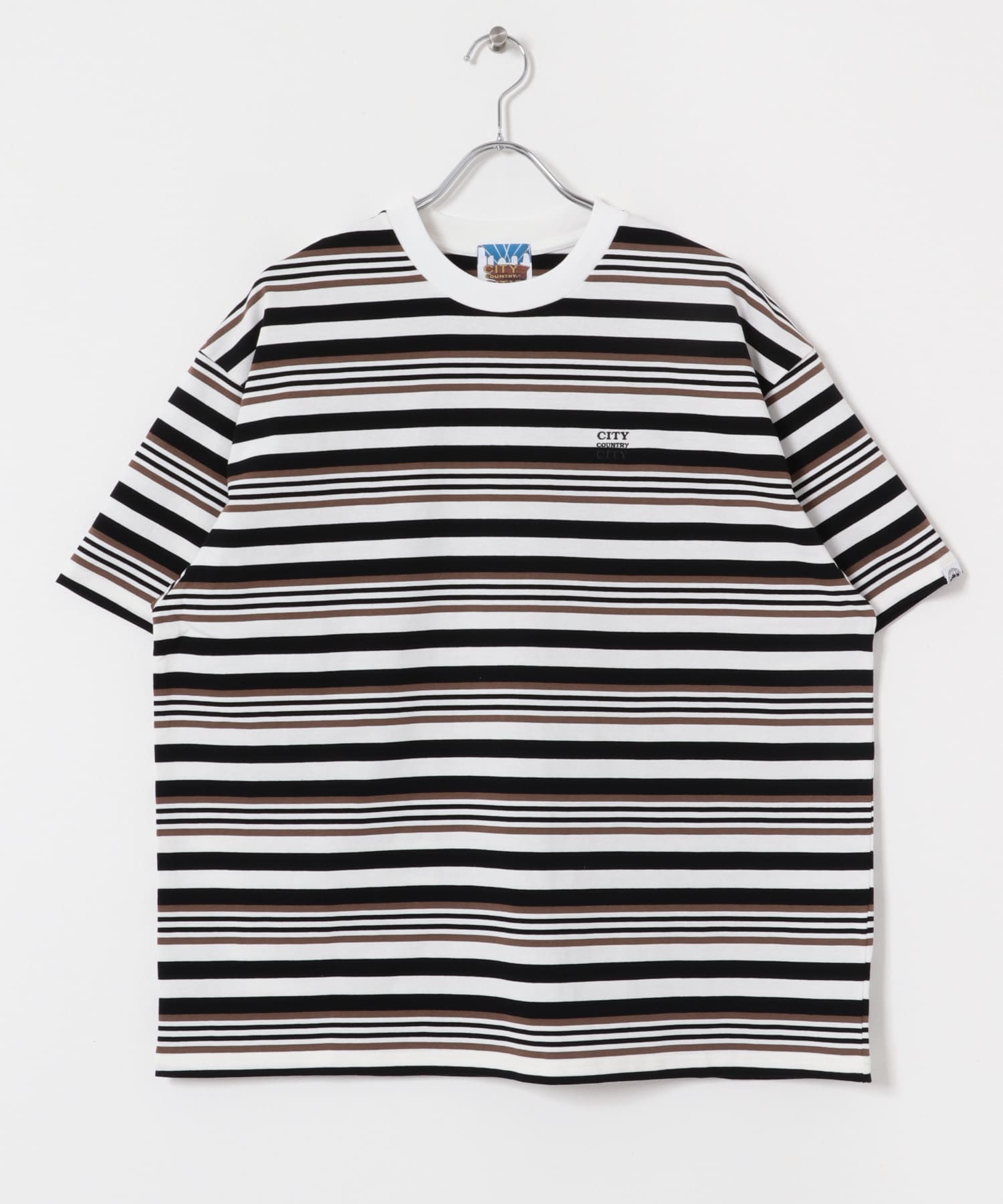 CITY COUNTRY CITY　EMB LOGO MULTIBORDER T