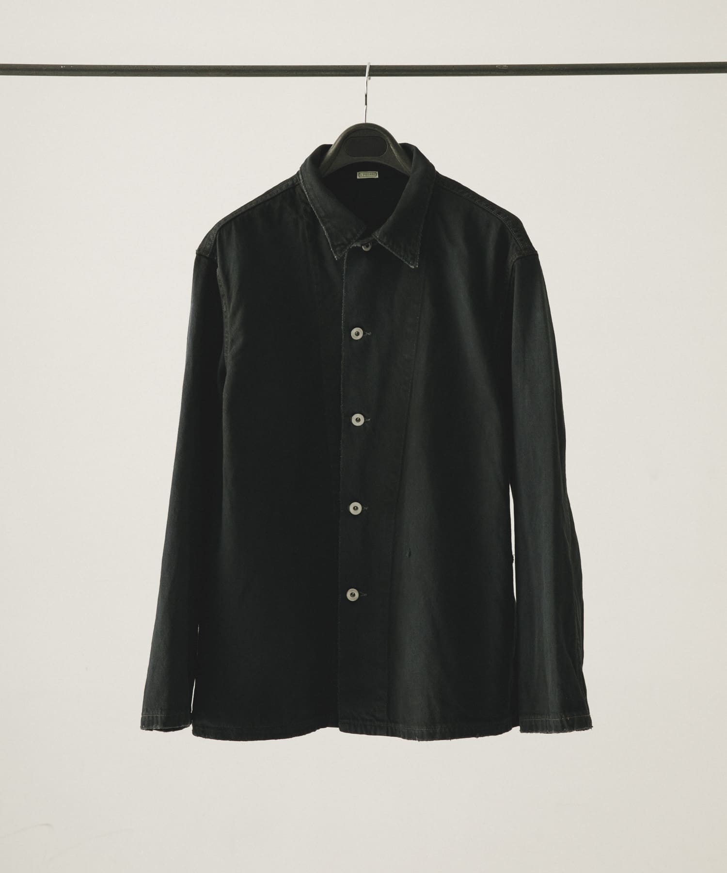 A PRESSE Vintage Black Linen Coverall(1 BLACK): アウター｜URBAN