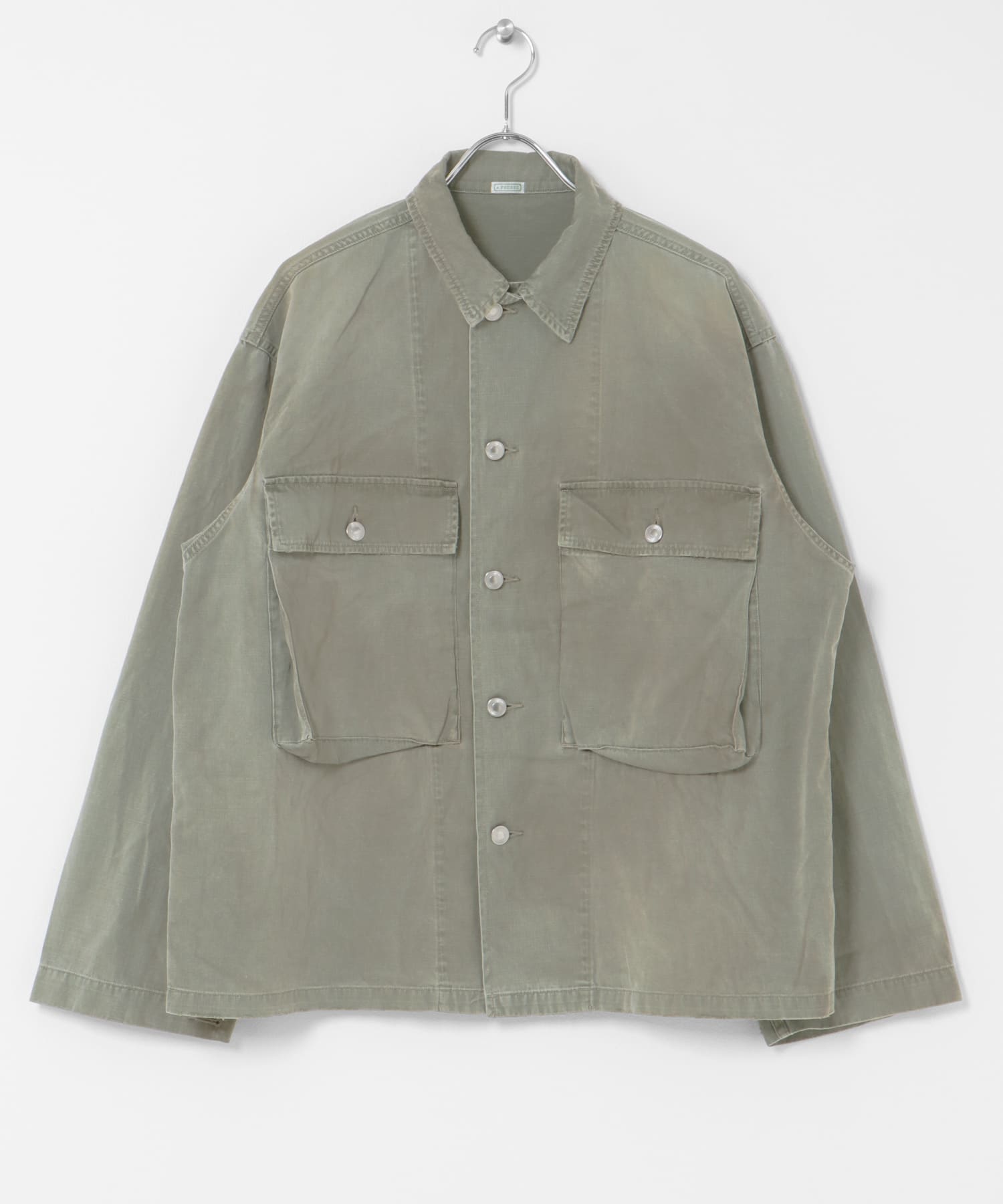 A PRESSE　Vintage WW2 US Army Utility Jacket SAGE 3