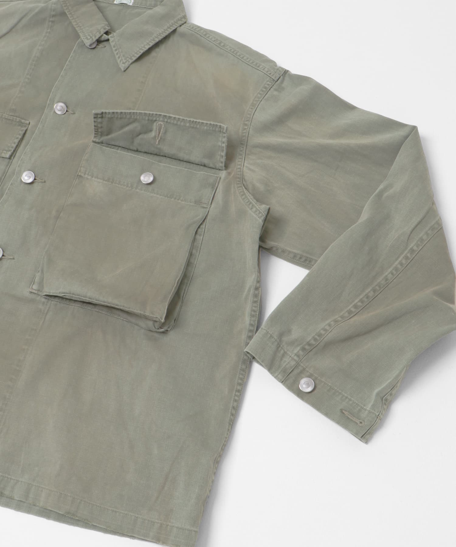 A PRESSE　Vintage WW2 US Army Utility Jacket SAGE 3