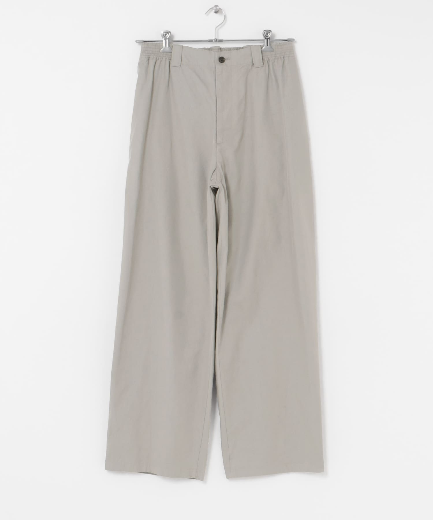 A PRESSE　Silk Cotton Chino Wide Trousers