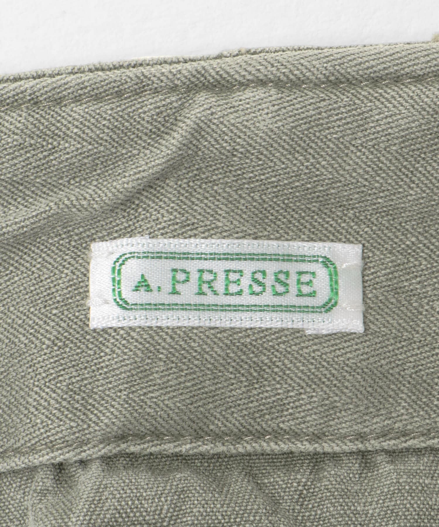 A PRESSE　Vintage Utility Pants SAGE 3
