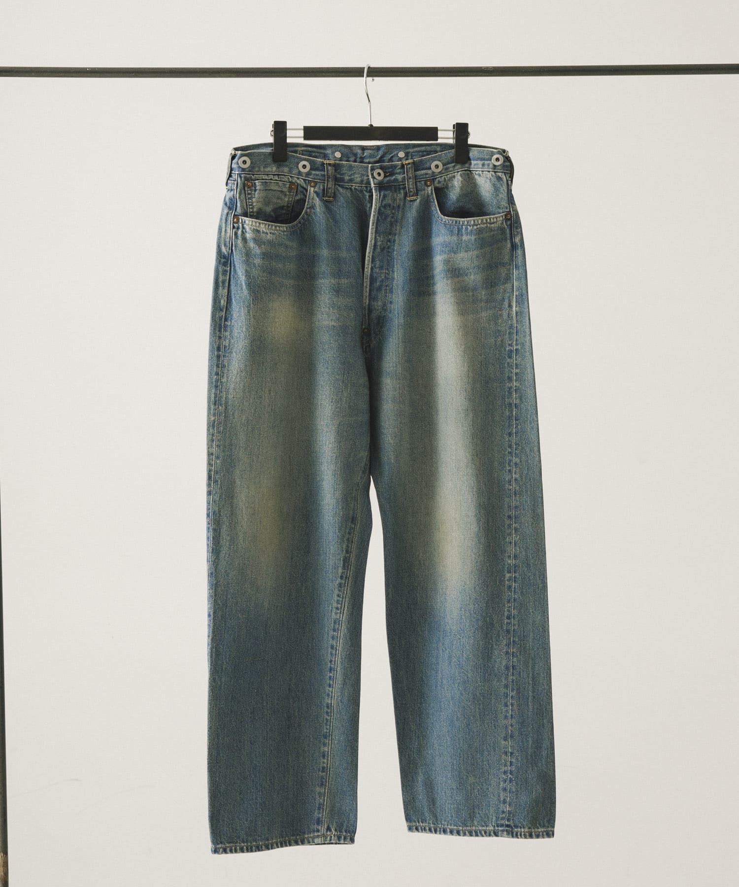 A PRESSE　No.22 Washed Wide Denim Pants