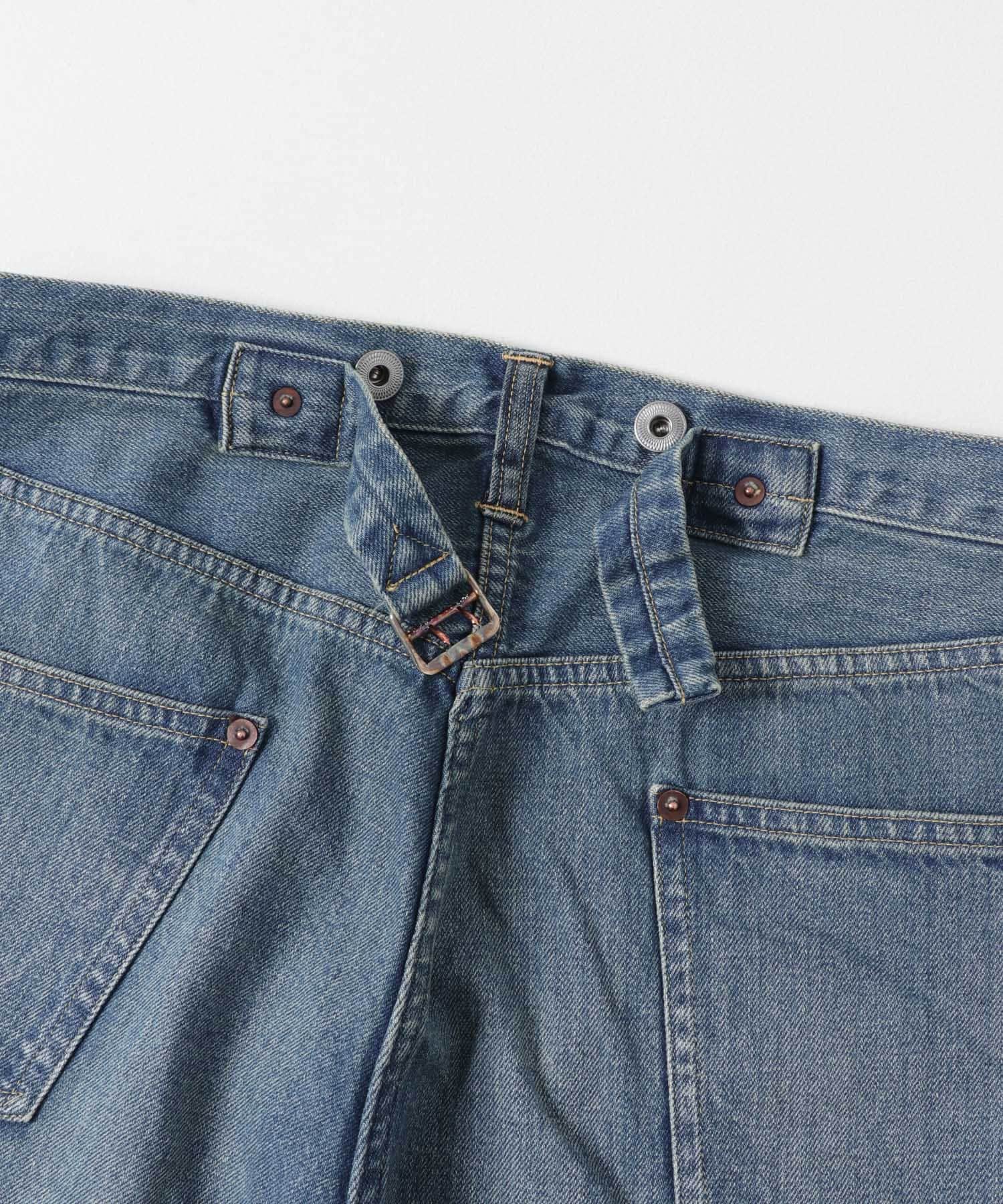 A PRESSE　No.22 Washed Wide Denim Pants INDIGO 30-30