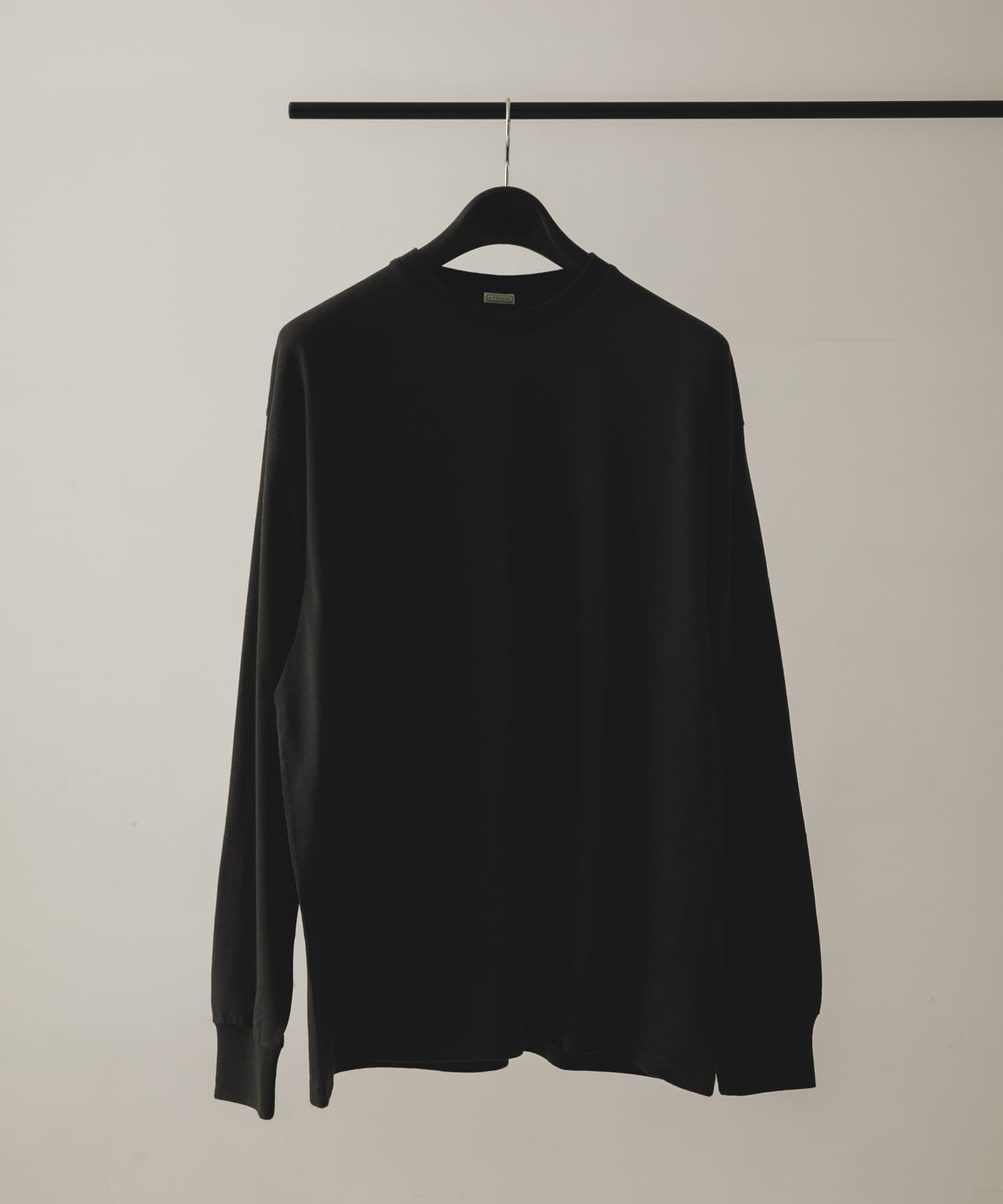 A PRESSE　Cashmere Blend L/S T-Shirt CHARCOAL 2