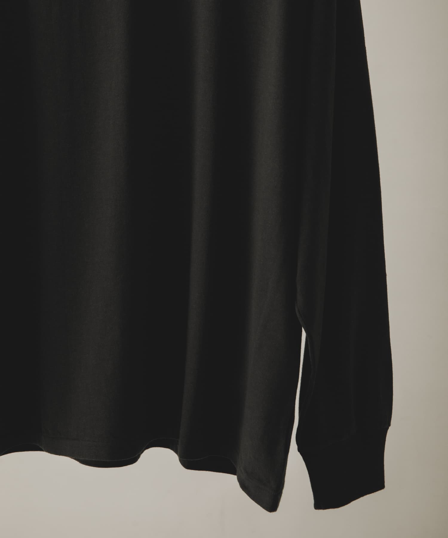 A PRESSE　Cashmere Blend L/S T-Shirt CHARCOAL 2