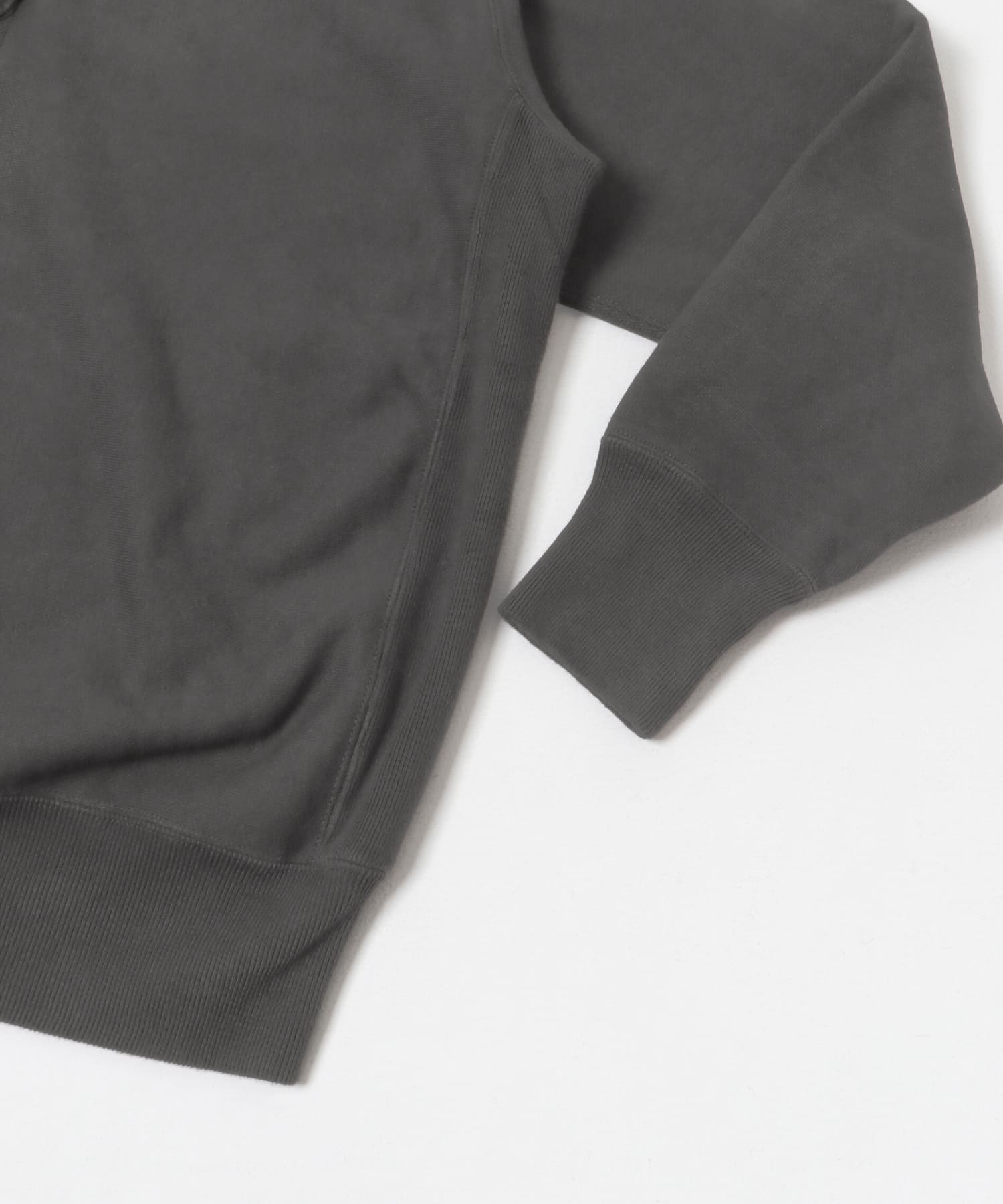 A PRESSE　Vintage Half Zip Sweat BLACK 2