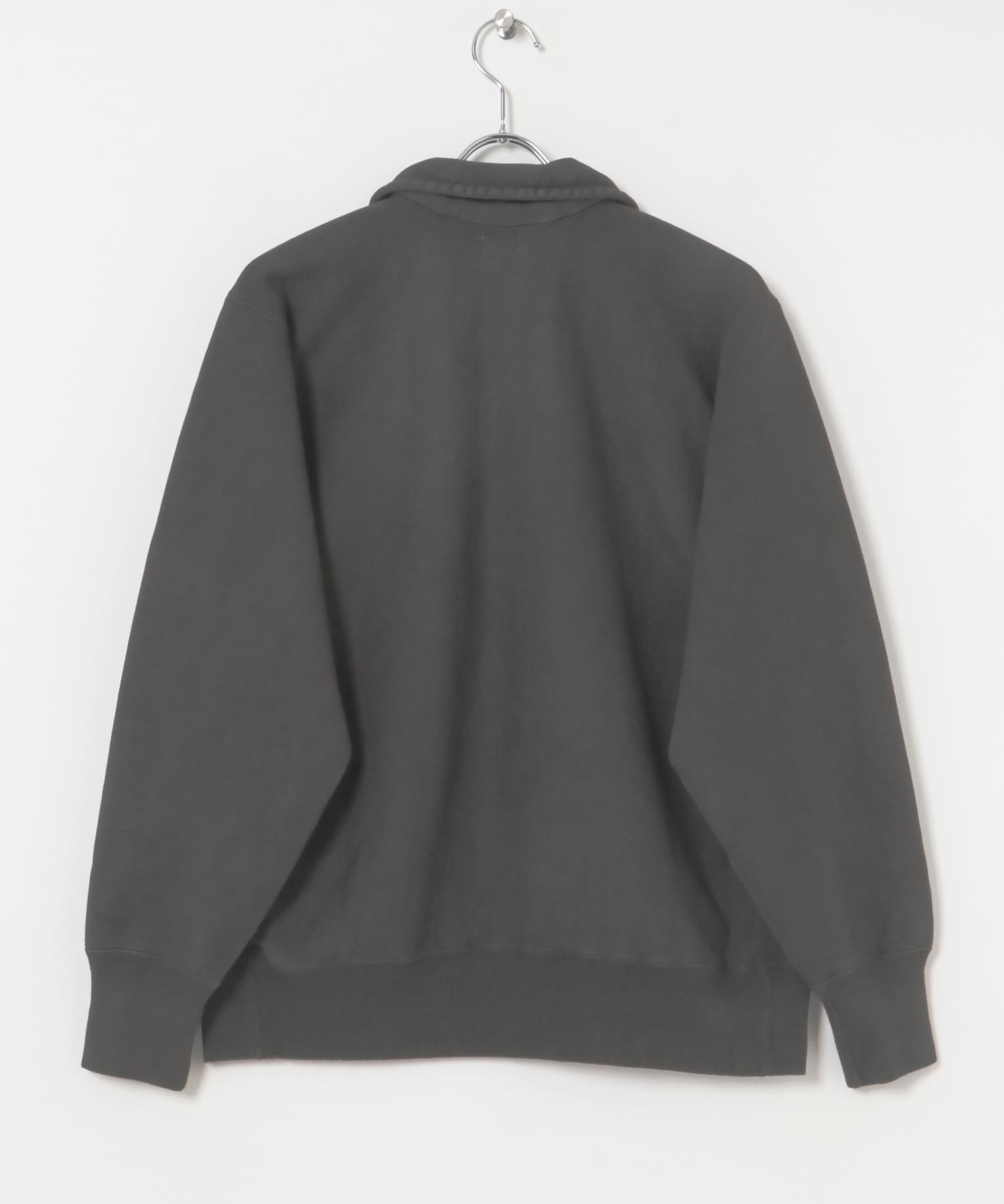 A PRESSE　Vintage Half Zip Sweat BLACK 2