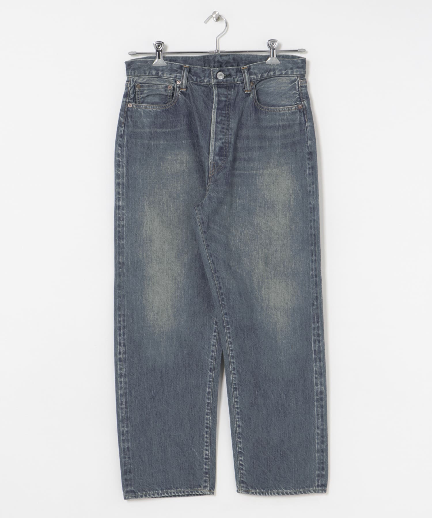 A PRESSE　Washed Denim Wide Pants