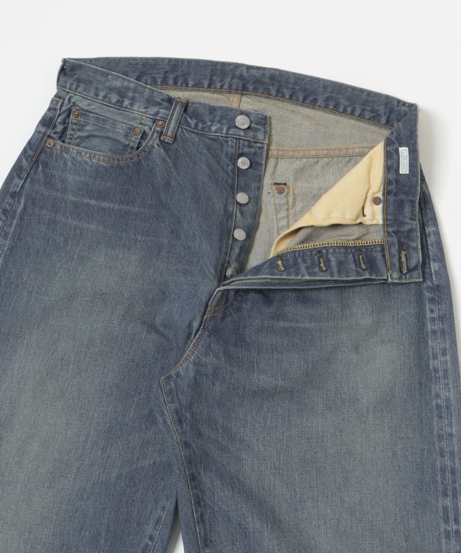 A PRESSE　Washed Denim Wide Pants INDIGO 30/28
