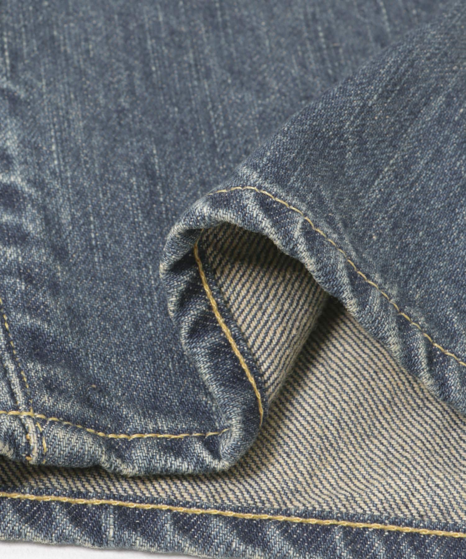 A PRESSE　Washed Denim Wide Pants INDIGO 30/28