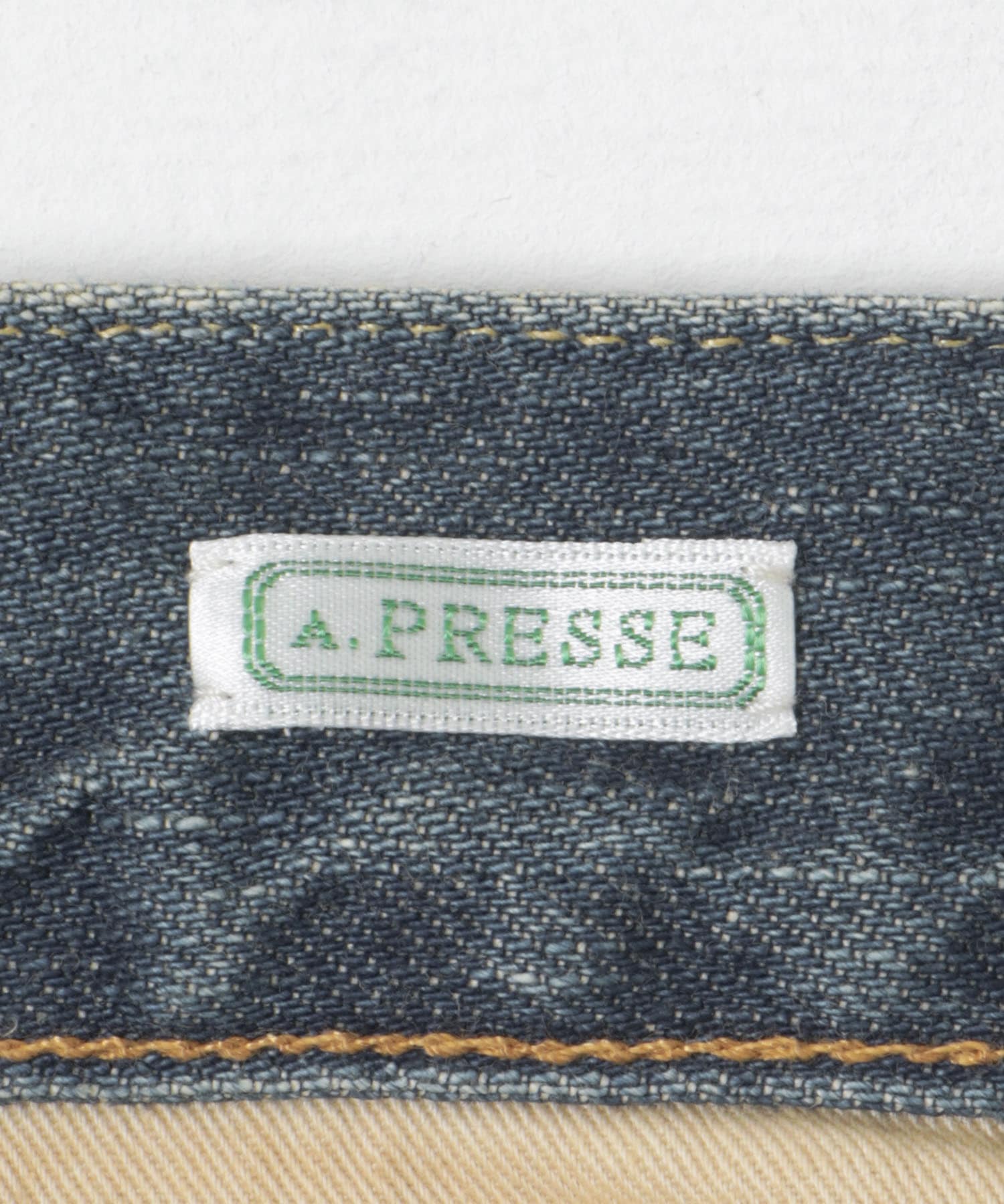 A PRESSE　Washed Denim Wide Pants INDIGO 30/28