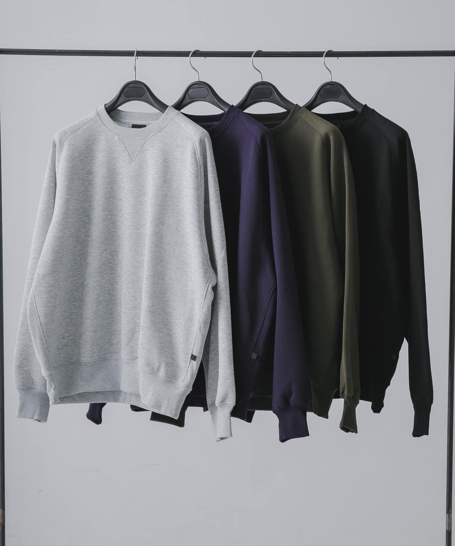 DAIWA PIER39　TECH SWEAT CREW FREEDOM SLEEVE H GRAY S