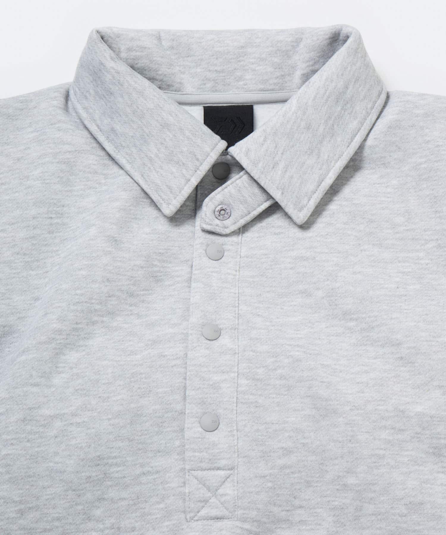 DAIWA PIER39　TECH SWEAT SNAP PULLOVER H GRAY S