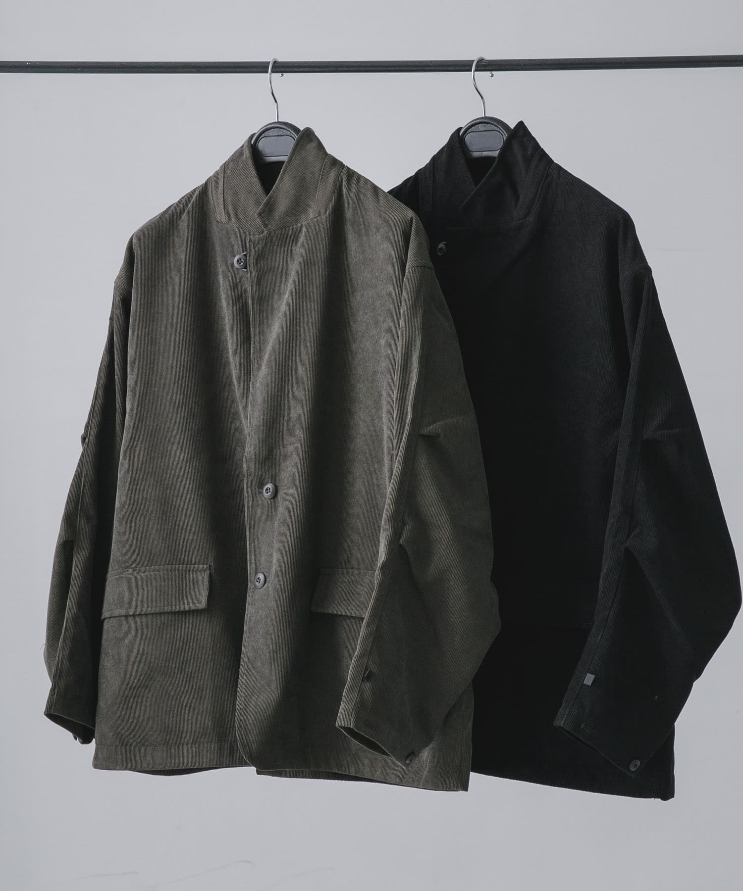 DAIWA PIER39　TECH LOOSE 2B JACKET CORDUROY BROWNKHAKI M