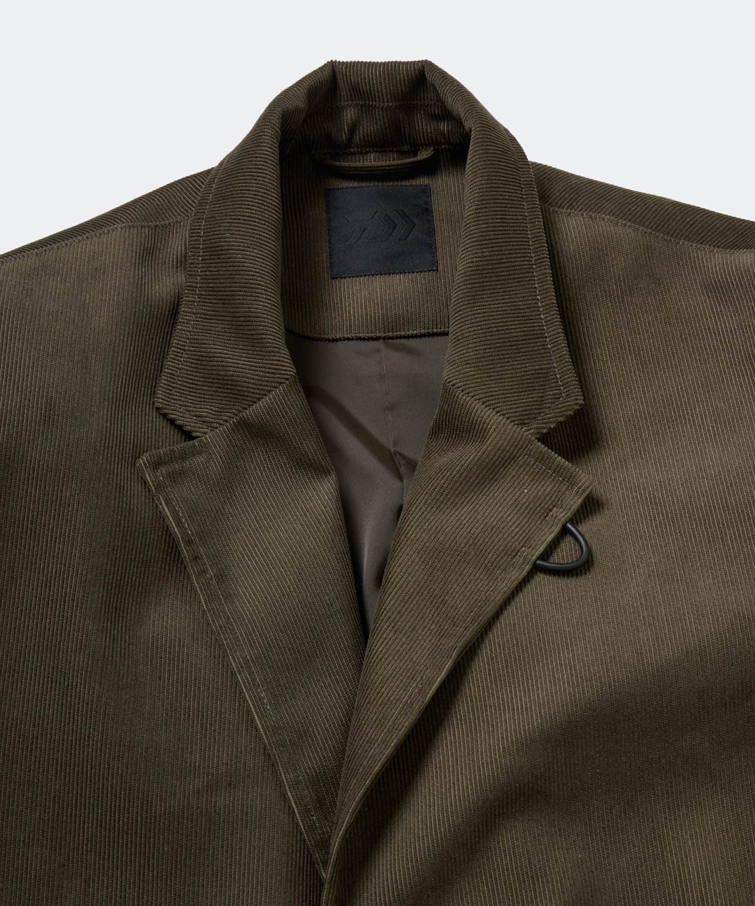 DAIWA PIER39　TECH LOOSE 2B JACKET CORDUROY BROWNKHAKI M