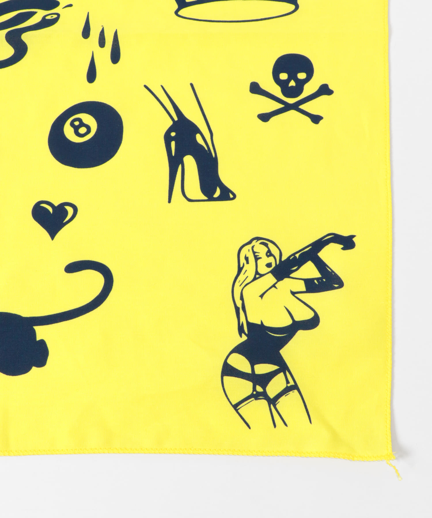 Original Rose　Bandana YELLOW FREE