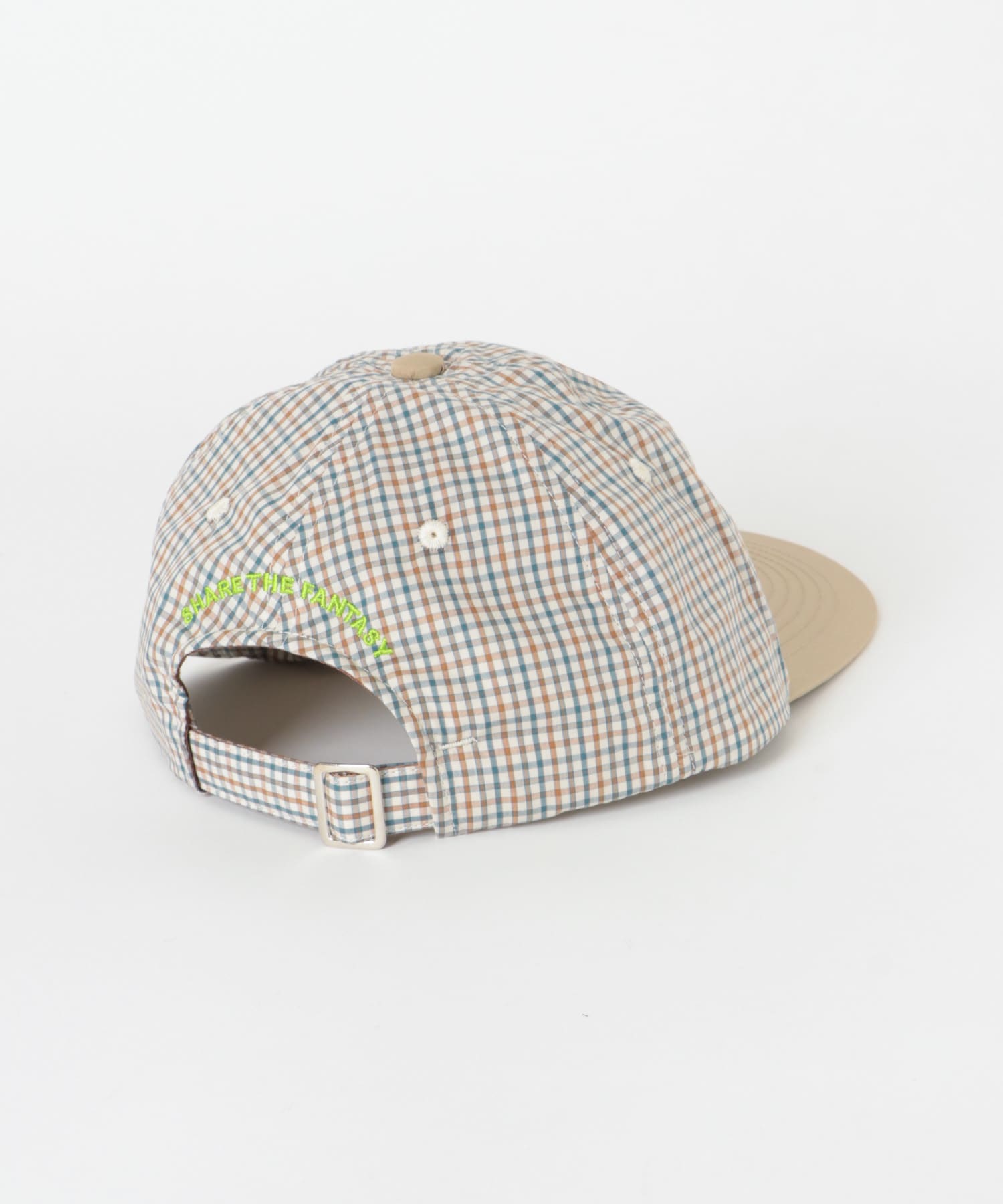 Share the Fantasy　6 panel long brim cap GRN×BEG FREE