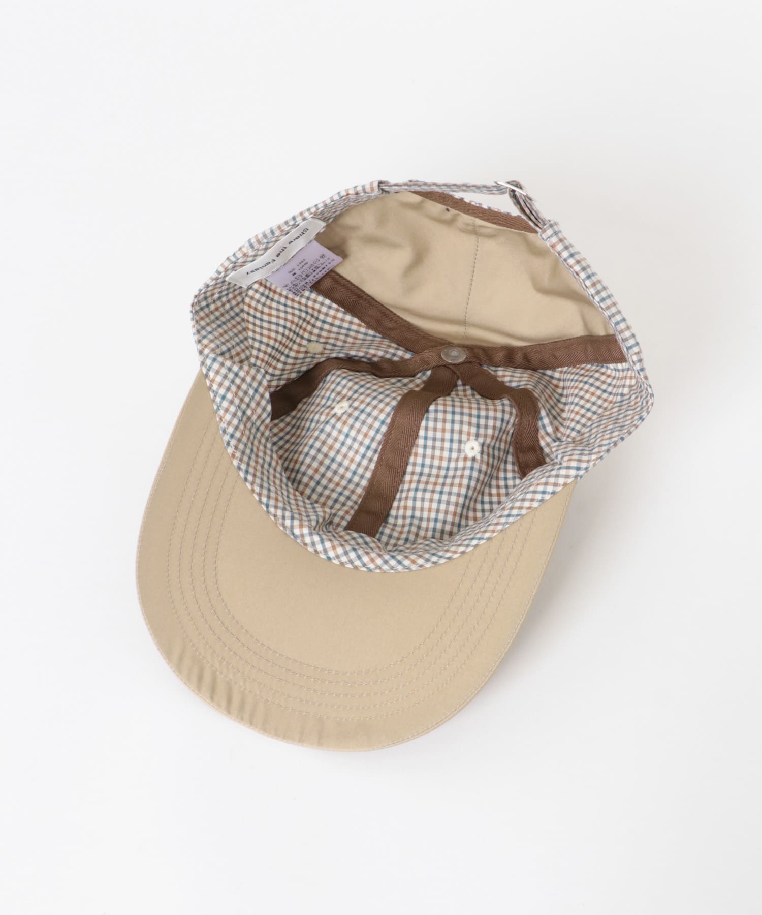 Share the Fantasy　6 panel long brim cap GRN×BEG FREE