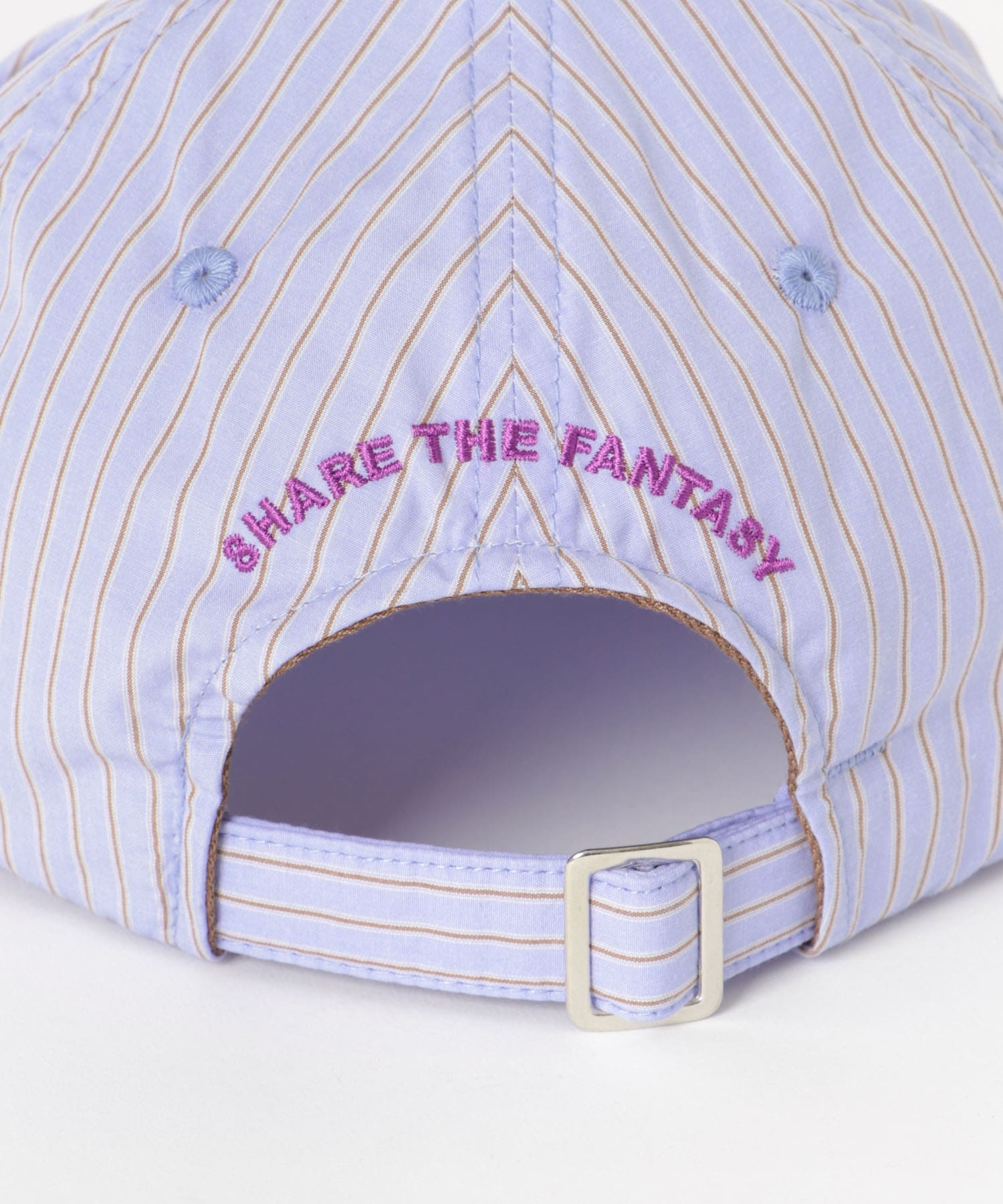 Share the Fantasy　6 panel long brim cap SAX×BROWN FREE